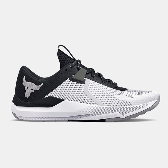 Under Armour Project Rock BSR 2 Training Shoes Mens 11.5 Black/White - Picture 1 of 9